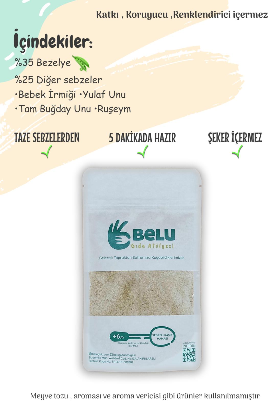 Bezelyeli Kaşık Maması + 6 Ay